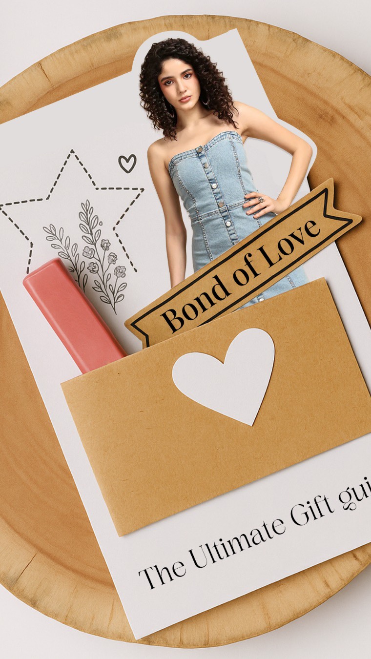This Rakhi, give the gift of glam From chic accessories to statement styles surprise her with something shell truly love...