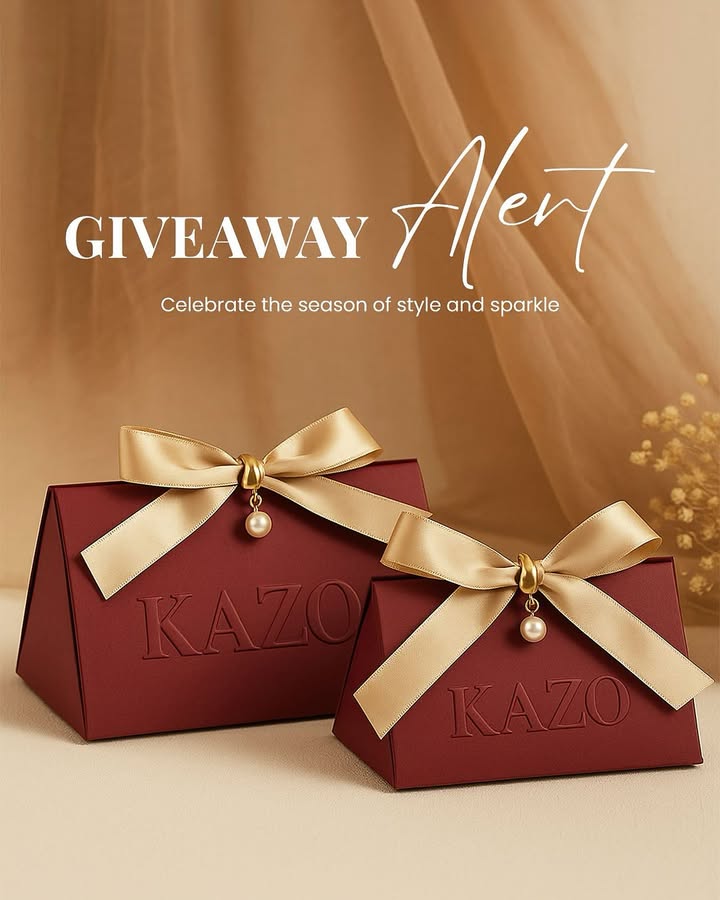 Get ready to sparkle and shine the festive season just got a whole lot more glamorous with KAZO And whats a celebratio...