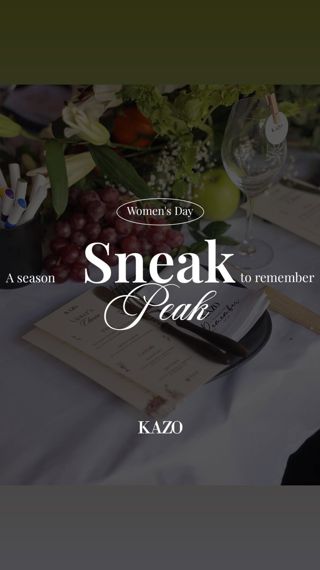 A sneak peek of the moments, the energy, and the fun from our SS26 preview Stay tuned for more kazo kazowoman ...