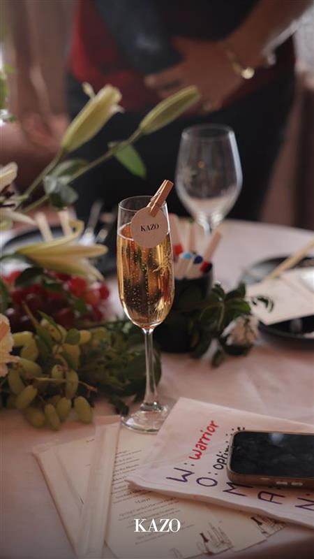 Style, music, and a room full of women owning the moment. kazo kazowoman kazodetails aseasontoremember