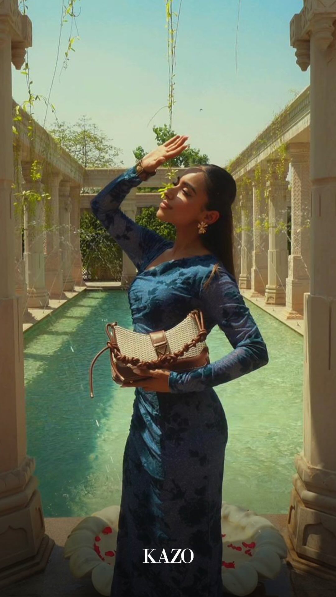 Painting the city blue this holiday season with KAZO Effortless vacation moods, statement silhouettes, and summer dress...