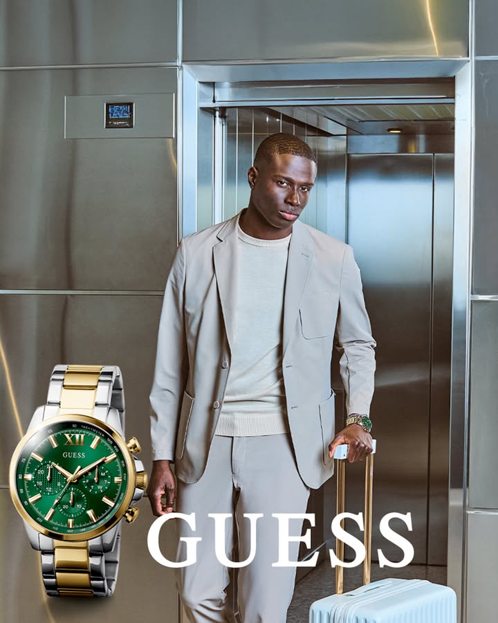 Perfectly in sync, effortlessly in style. Guess watches, only at Just Watches. Link in bio