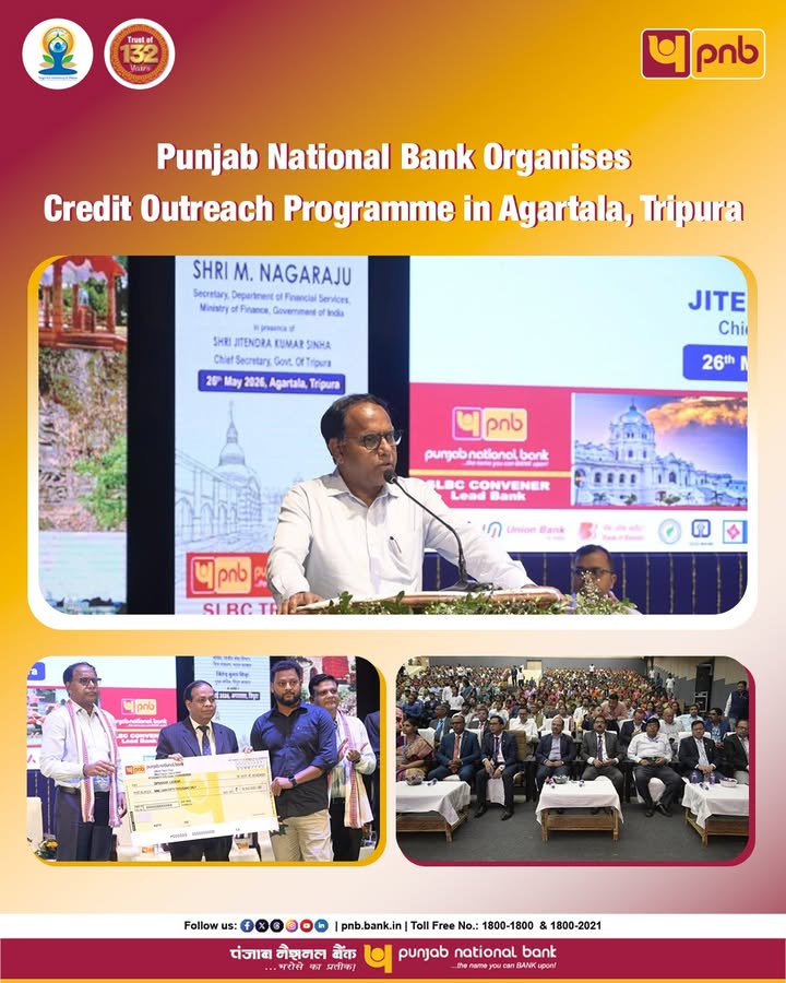 The Credit Outreach Programme in Agartala, held under the aegis of SLBC Tripura, reflected the collective commitment of the ...