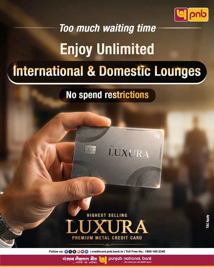 Boarding is better when comfort comes first. Experience unlimited lounge access with PNB Luxura Premium Metal Credit Card