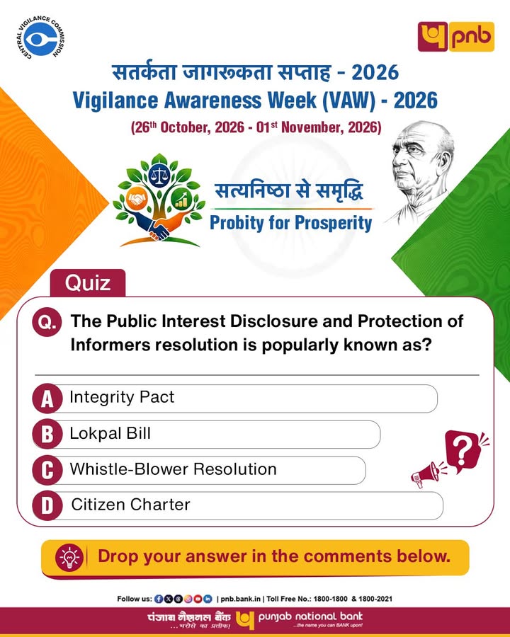 Test your vigilance Think you know the correct answer to the question Share your answer in the comments
