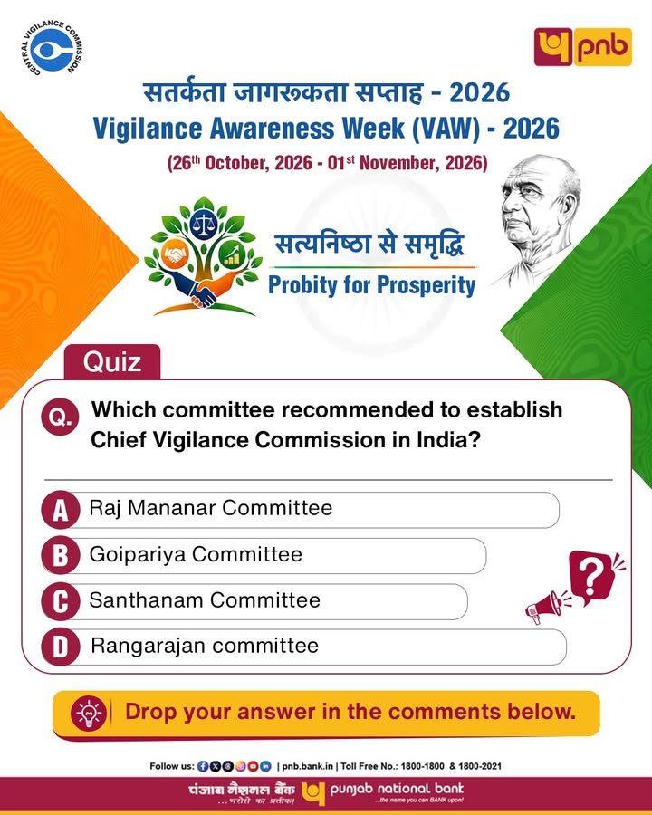 How well do you know the history of vigilance in India Test your knowledge and identify which committee recommended the es...