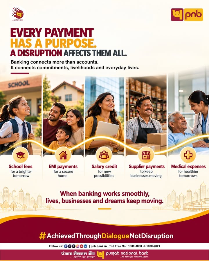 Every payment has a purpose. Lets keep banking services accessible. Let banking continue