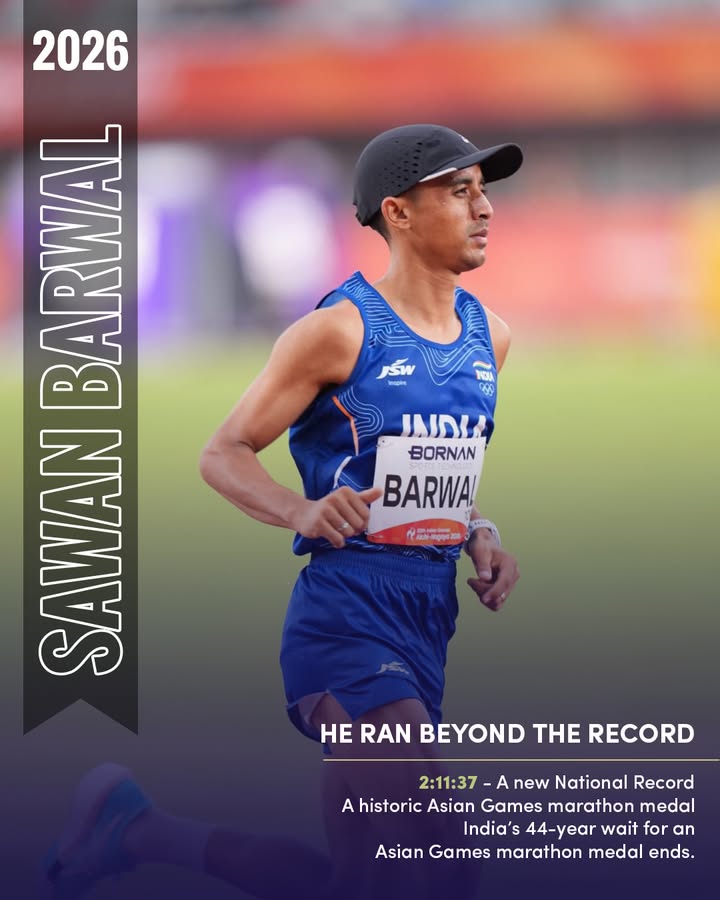 A historic run for Sawan Barwal at the Asian Games