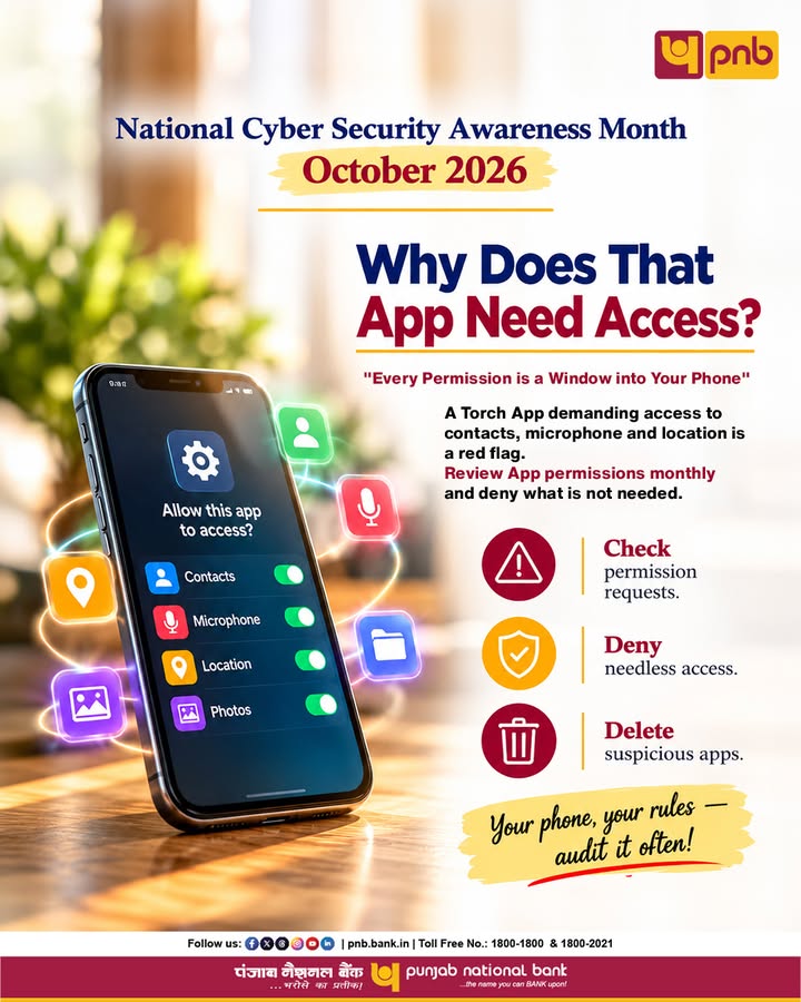 Stay Vigilant, Stay Safe Always review App permissions on your phone