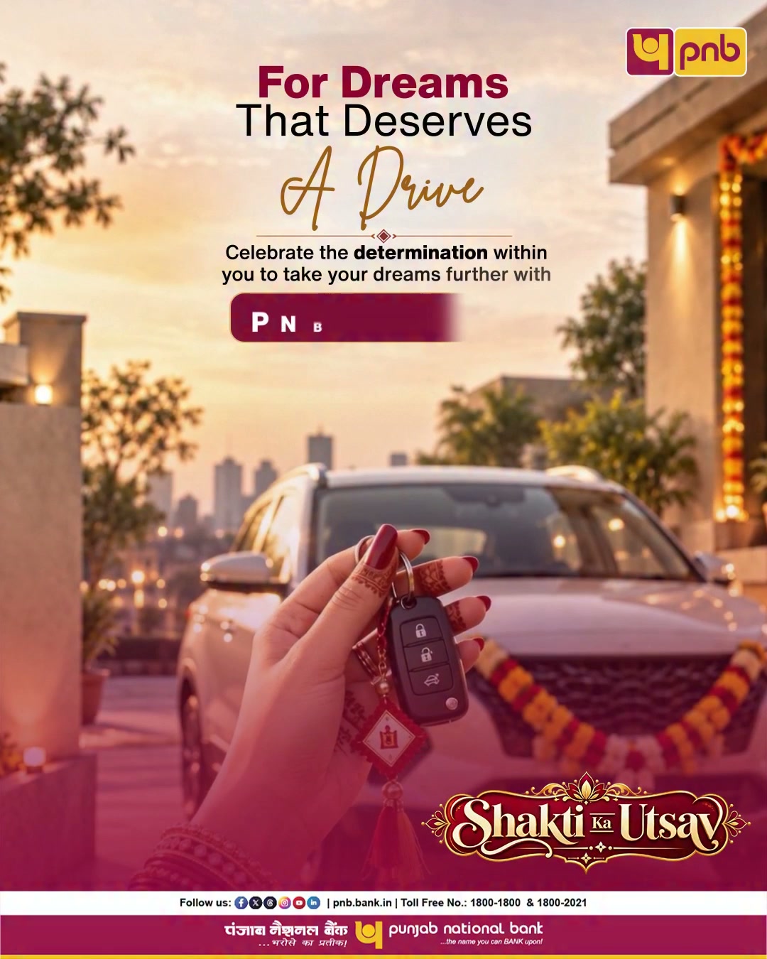 This festive season, bring home your dream car with a PNB Car Loan and enjoy special festive benefits, including a full waiv...