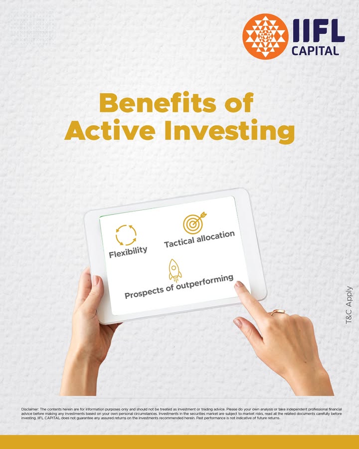 Did you know the active investing method implies a hands on approach to managing money, with the idea that returns made using this style of investing will beat the returns of an underlying or benchmark index IIFLCapital invest wealth Follow us for ... Did you know the active investing method implies a hands on approach to managing money, with the idea that returns made usin...