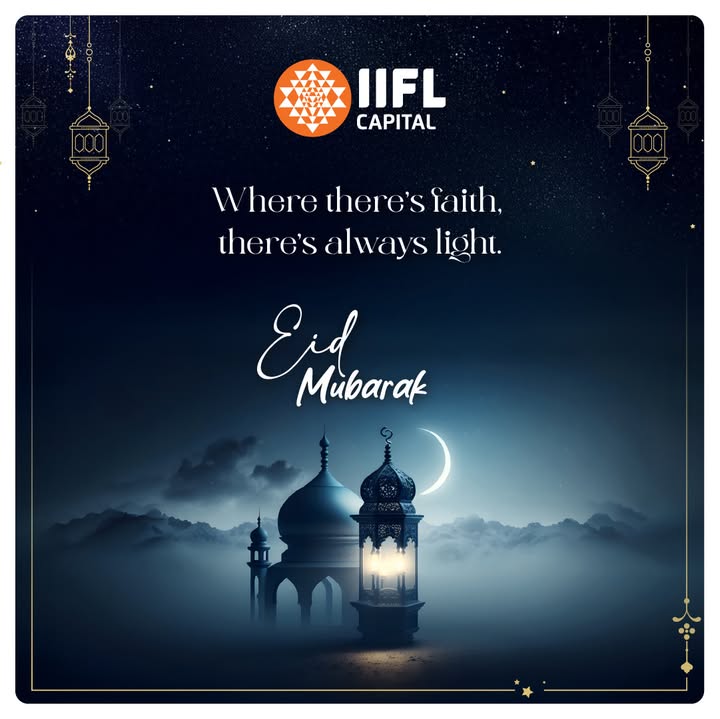 May this Eid bring you loads of prosperity, good luck, and good fortune. EidMubarak to you and your loved ones. IIFLCapital wealth invest May this Eid bring you loads of prosperity, good luck, and good fortune. EidMubarak to you and your loved ones