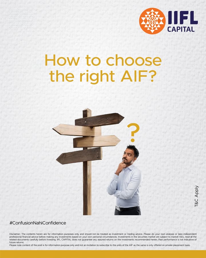 Here are some factors to consider while investing in an AIF in India. IIFLCapital invest ConfusionNahiConfidence AIF Disclaimer https tinyurl.com yrwyet7r Follow us for more updates Here are some factors to consider while investing in an AIF in India