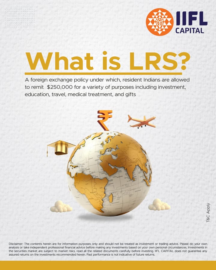 Did you know LRS can be used to buy foreign bonds and stocks, overseas property, invest in mutual funds, and also set up ventures abroad IIFLCapital invest wealth LRS Follow us for more updates Disclaimer https tinyurl.com 49xd3vns Did you know LRS can be used to buy foreign bonds and stocks, overseas property, invest in mutual funds, and also set up ven...