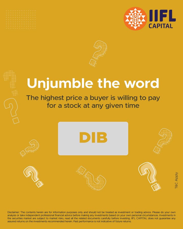Can you guess the correct answer Let us know in the comments section. IIFLCapital invest stockmarket quiz quizathon Disclaimer https tinyurl.com 49xd3vns Can you guess the correct answer Let us know in the comments section