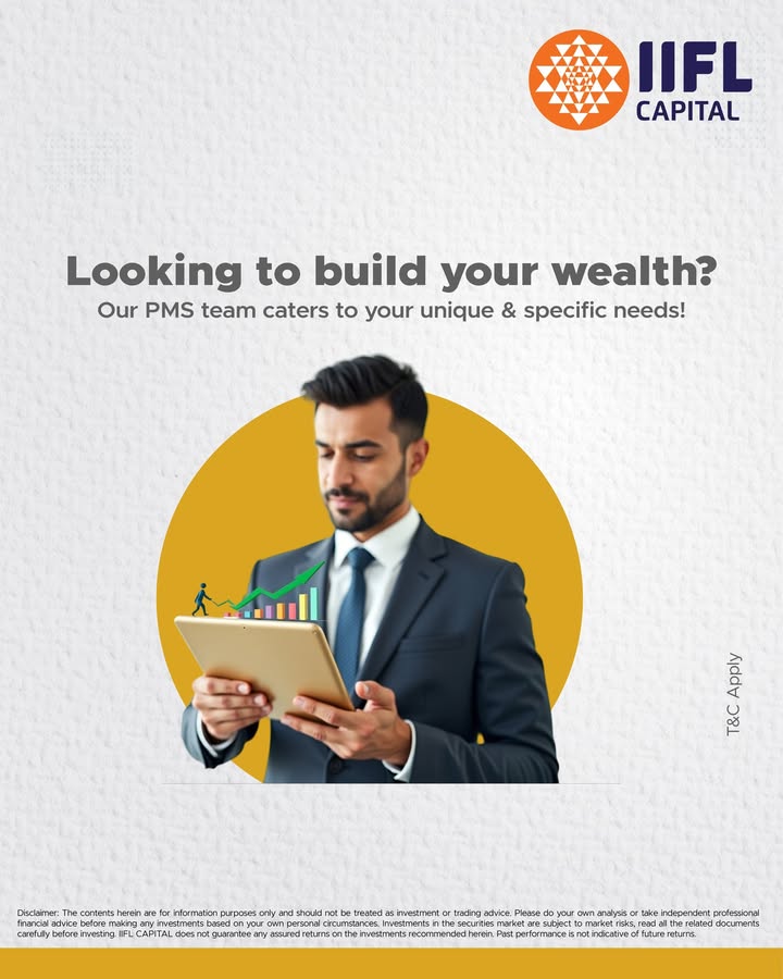 Have a specific investment goal in mind Get in touch with our PMS experts who will cater to your specific needs. IIFLCapital invest wealth Follow us for more updates Disclaimer https tinyurl.com 49xd3vns Have a specific investment goal in mind Get in touch with our PMS experts who will cater to your specific needs