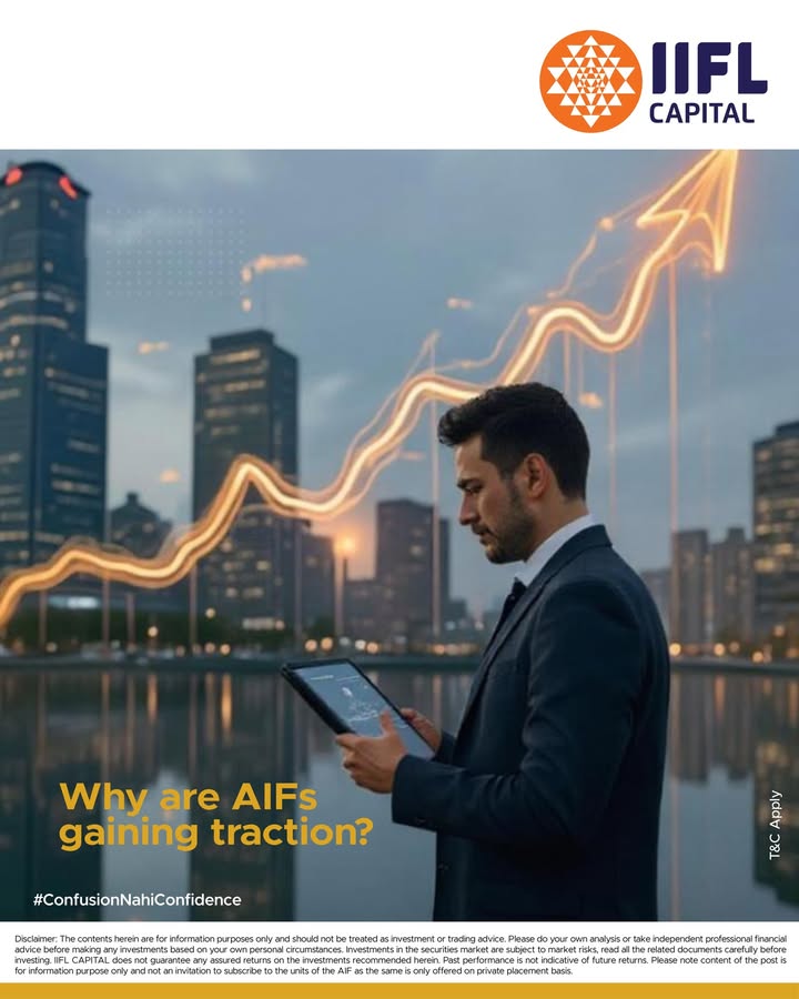 Looking to invest in diverse asset classes Heres why AIFs are becoming increasingly popular for investments. IIFLCapital invest ConfusionNahiConfidence Follow us for more updates Disclaimer https tinyurl.com 4ajsj8sh Looking to invest in diverse asset classes Heres why AIFs are becoming increasingly popular for investments