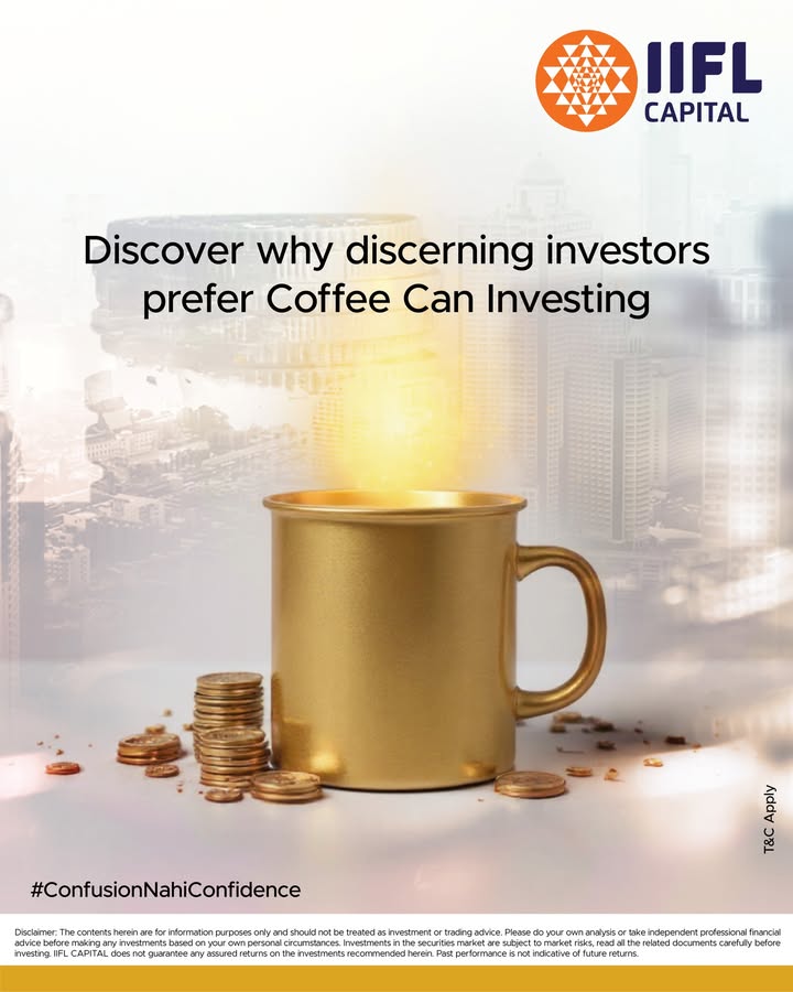 Looking for long term results Discover how Coffee Can Investing, guided by IIFL Capitals expertise, helps you build a portfolio and grow your wealth confidently in todays market Looking for long term results Discover how Coffee Can Investing, guided by IIFL Capitals expertise, helps you build a portf...