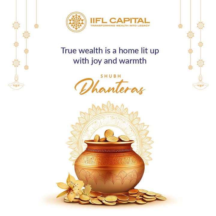 May this Dhanteras brighten your life with wisdom, wealth, and well being. Dhanteras IIFLCapital wealthmanagement May this Dhanteras brighten your life with wisdom, wealth, and well being. Dhanteras IIFLCapital wealthmanagement