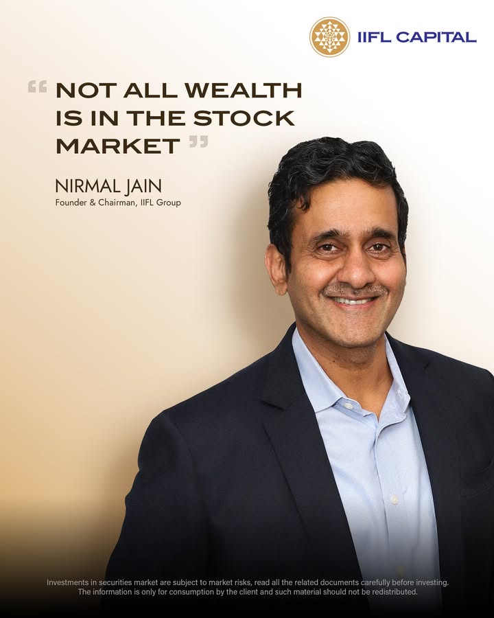  True resilience comes from diversification beyond the stock market, says Nirmal Jain, Founder Chairman at IIFL Group...