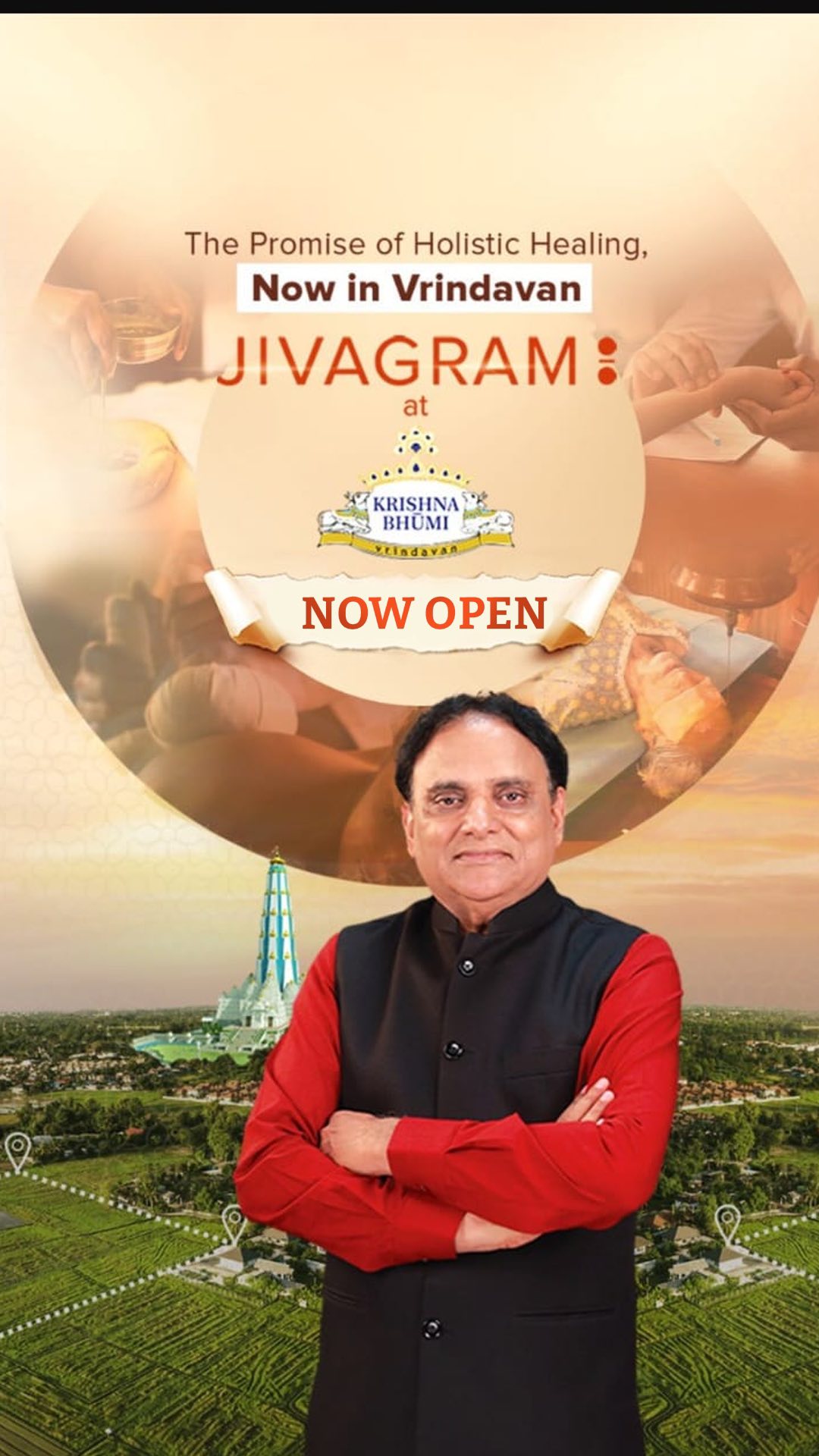 Where Healing Meets Divinity Jivagram at Krishna Bhumi, Vrindavan is Now Open Were delighted to announce the grand o...