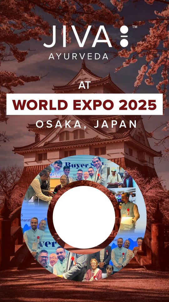 Jiva Ayurveda is proud to represent Indias ancient healing wisdom on the global stage at World Expo 2025, Osaka, Japan ...