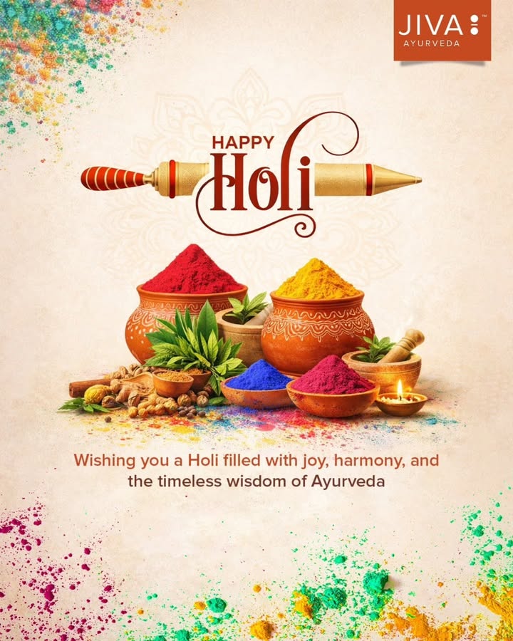 Celebrate the vibrant festival of Holi with colors of joy, positivity, and good health May this Holi bring harmony...