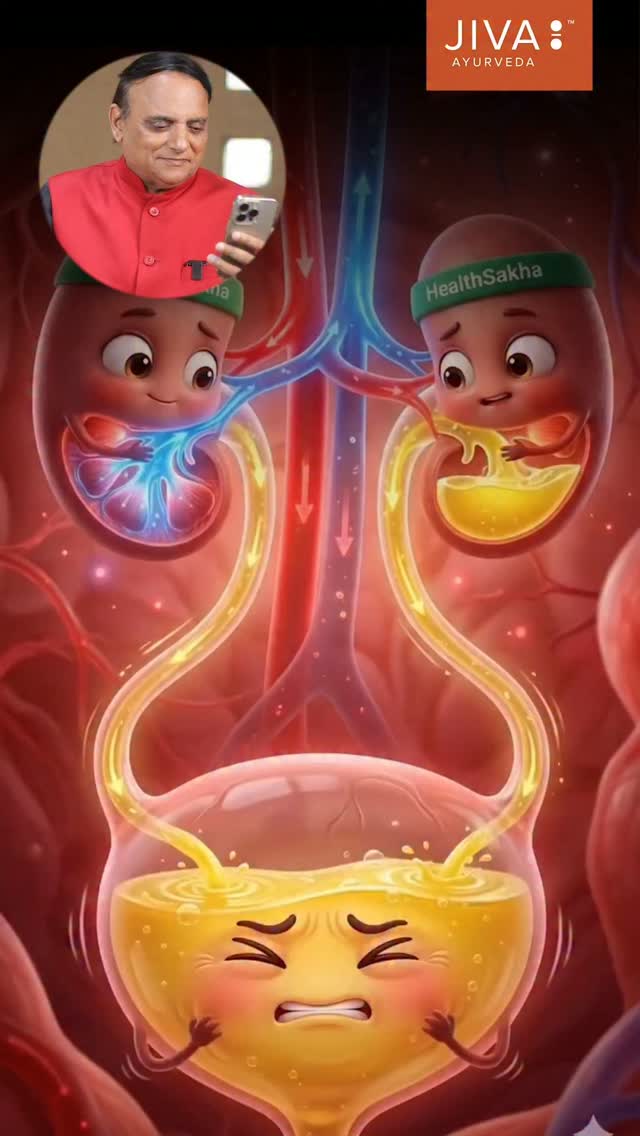  2 minute aur... bolte bolte bladder ko stress mat do. ayurveda jivaayurveda bladderhealth Drpartapchauhan