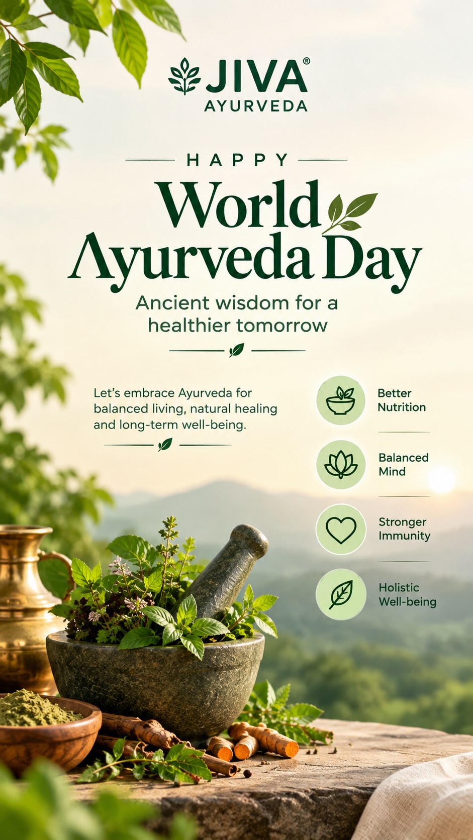 Ayurveda sirf ek treatment nahi, ek way of life hai