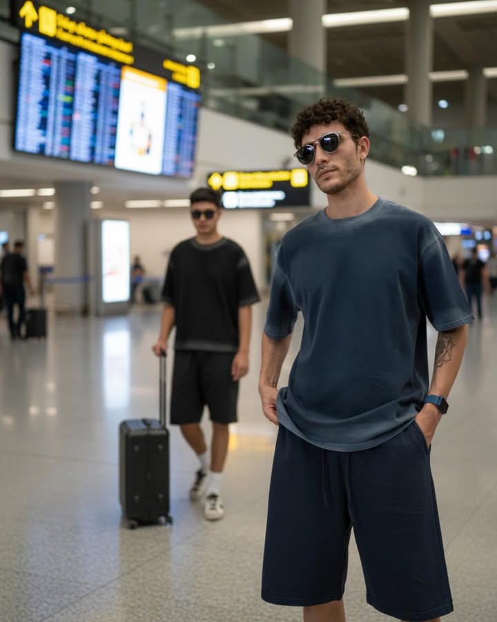 Jet, set, go. Your airport drip just got upgraded