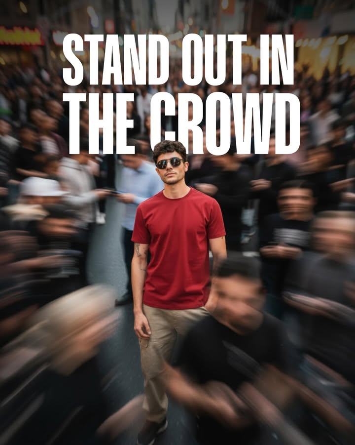 Everythings moving, but youre still holding the frame. You were made to stand apart