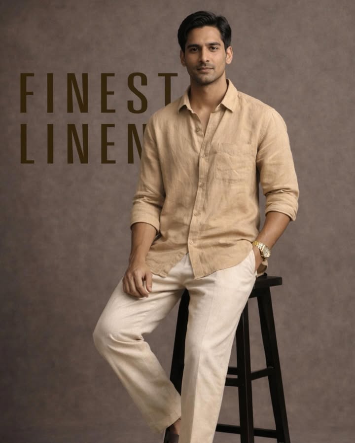 Lightweight. Timeless. Effortlessly sharp. Linen done right by Mentor