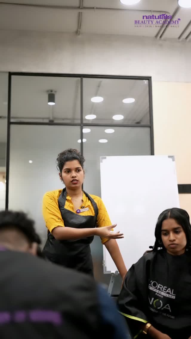 Colour beyond the ordinary Hair Trainer Karthika demonstrates a stunning vibrant colour transformation while sharing the ...