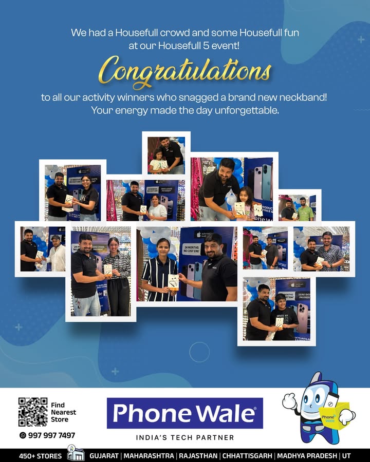 Winning looks good on them Our Housefull 5 event saw some incredible energy and even better winners who took home cool new n...
