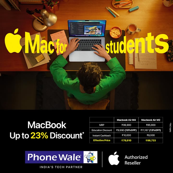 Power up your studies with the perfect tech Get amazing deals on Macbook and more, exclusively at phonewale TechDeals...