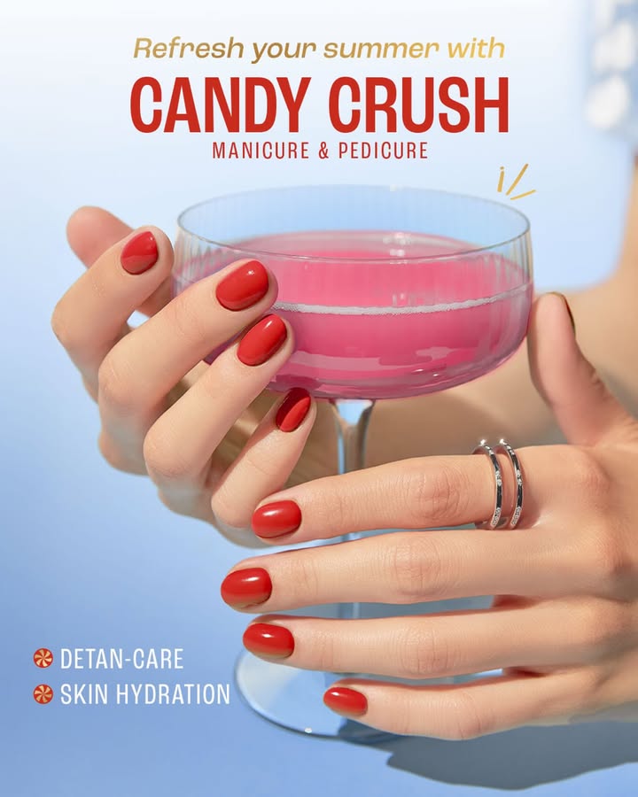 Reminder to get yourself the ultimate summer nails Indulge in a candy inspired pampering session with our Can...