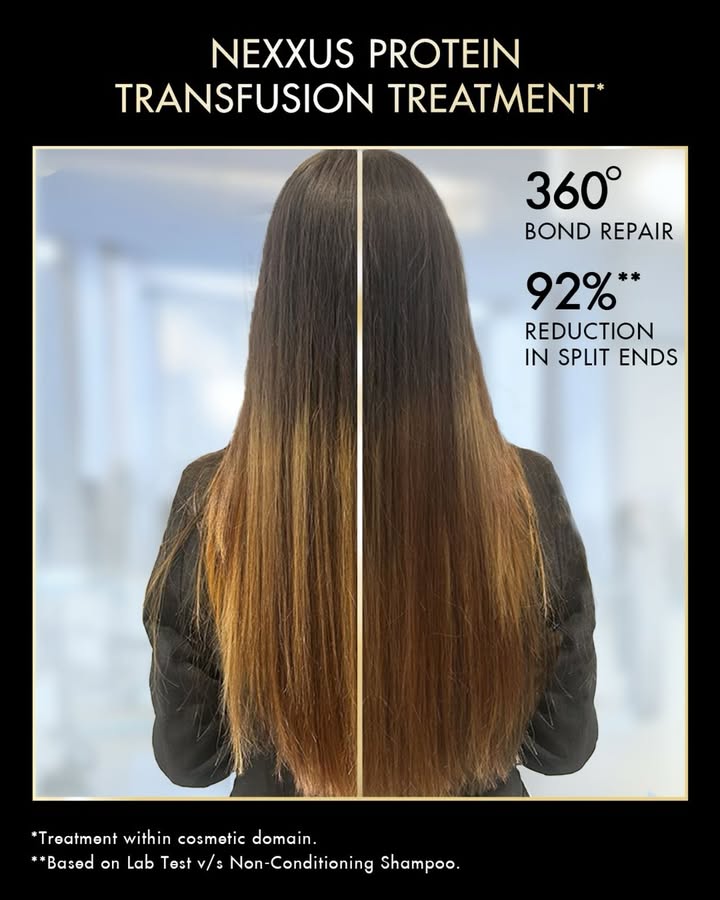 With the new Nexxus Protein Transfusion Treatment at Lakm Salon, your hair will get a new life