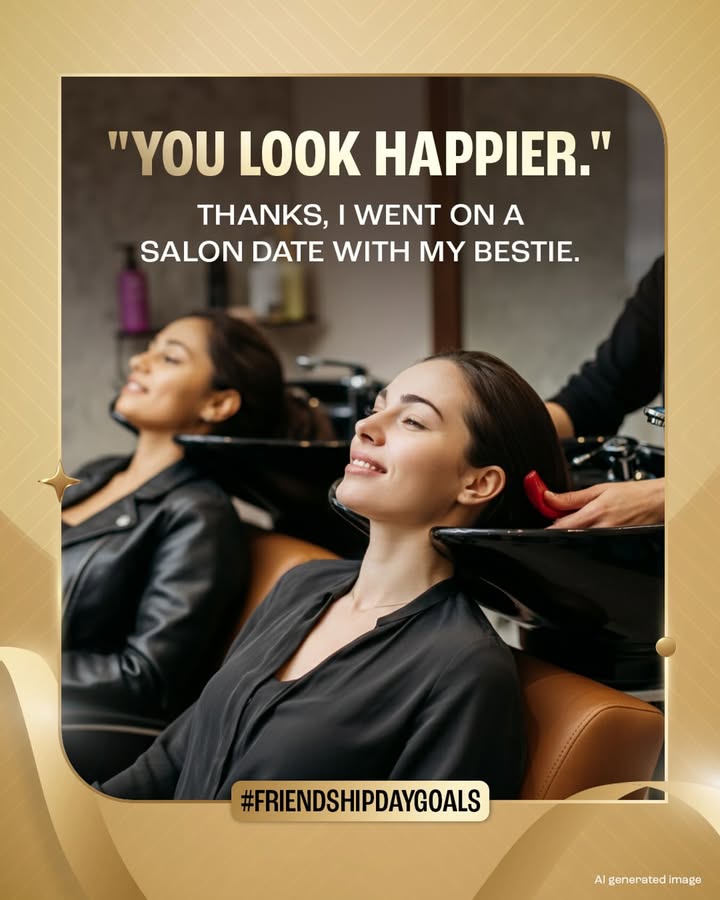 Dont you love it when your hairs all glammed up and your hearts even happier Because nothing beats a salon day with y...