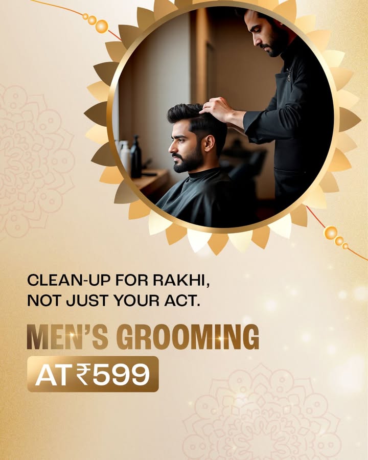 Enjoy mens grooming services and get ready for Rakshabandhan at Lakme Salon Rakhi, Rakshabandha, Rakhi 2025, Rakhi...