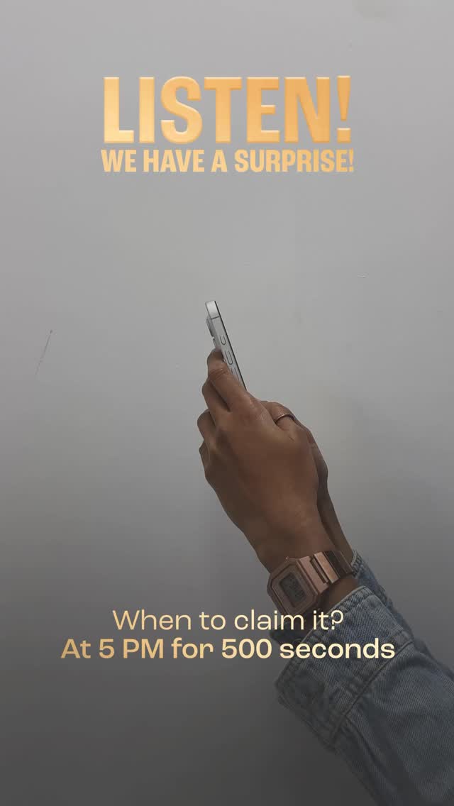 We are dropping a massive surprise to celebrate our 500 Salons. But theres a catch..