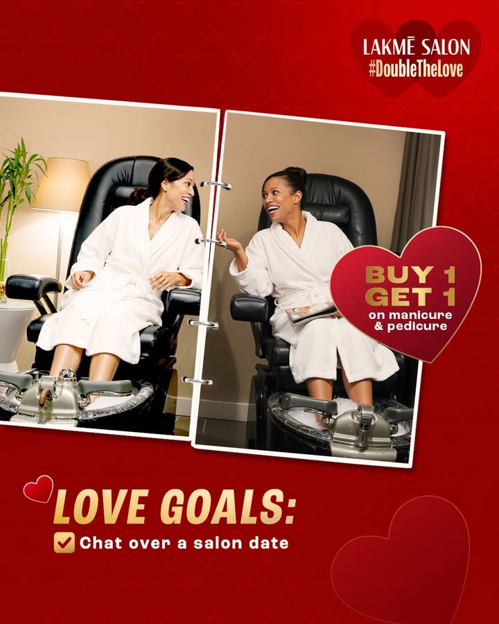 Turn your catch up into a shared pampering moment with a loved one Buy 1 Get 1 on manicure and pedicure from the 7...