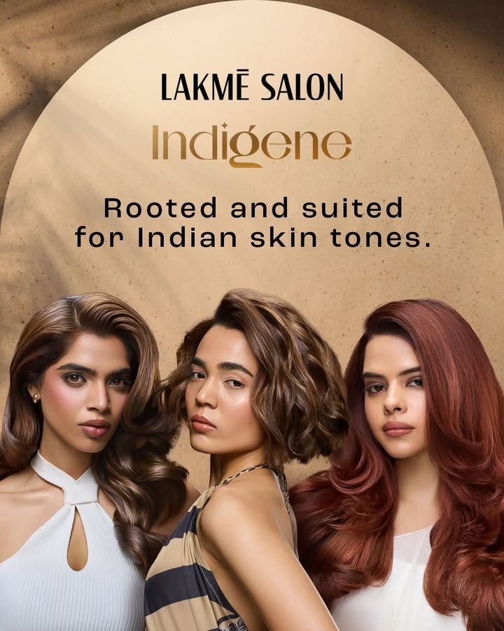 Five new shades. Crafted for Indian skin tones. Meet Indigene the new haircut and colour collection by Lakm Salon