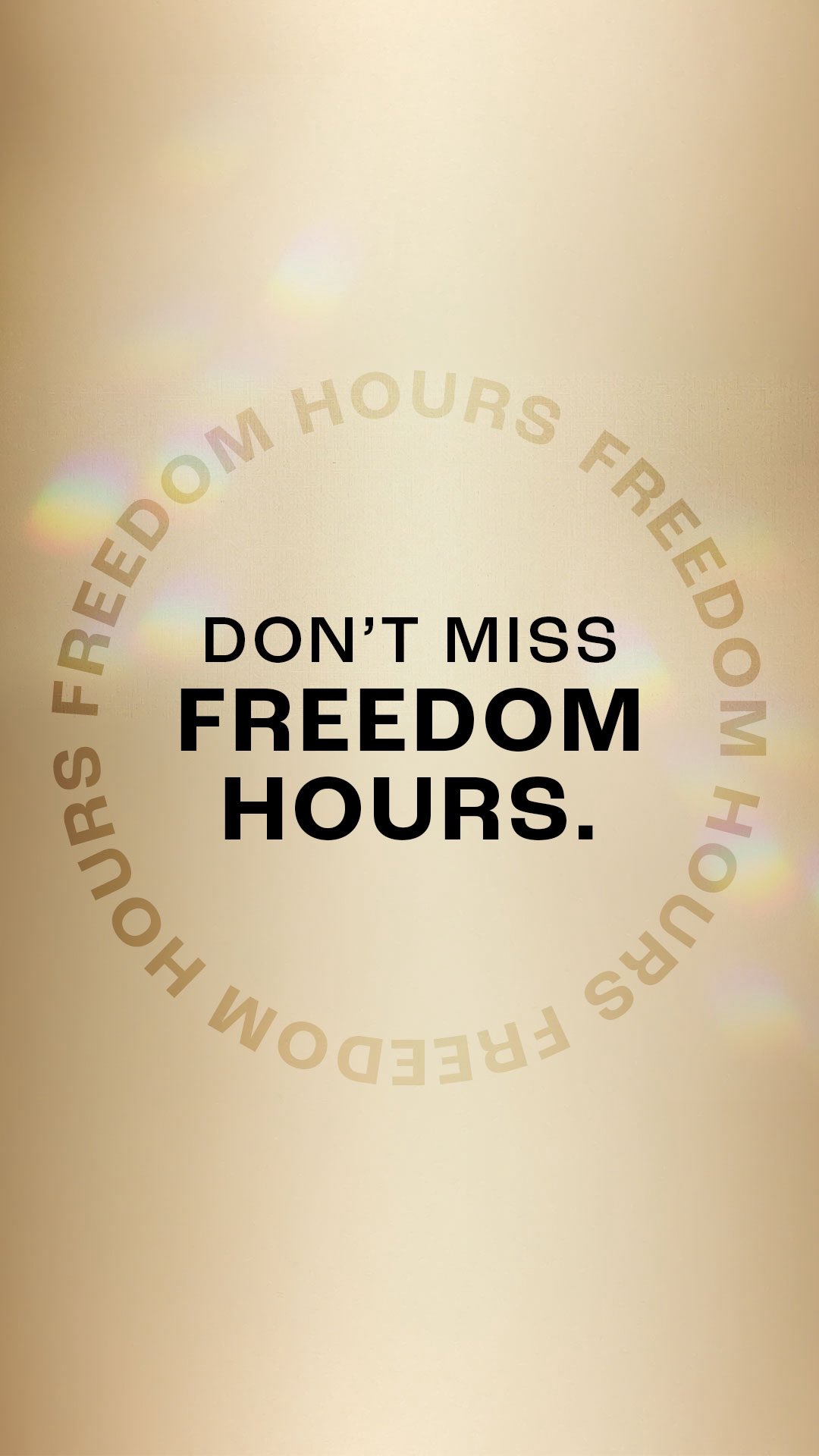  Freedom Hours are almost here Get ready to indulge yourself in a complete reset with our beauty services