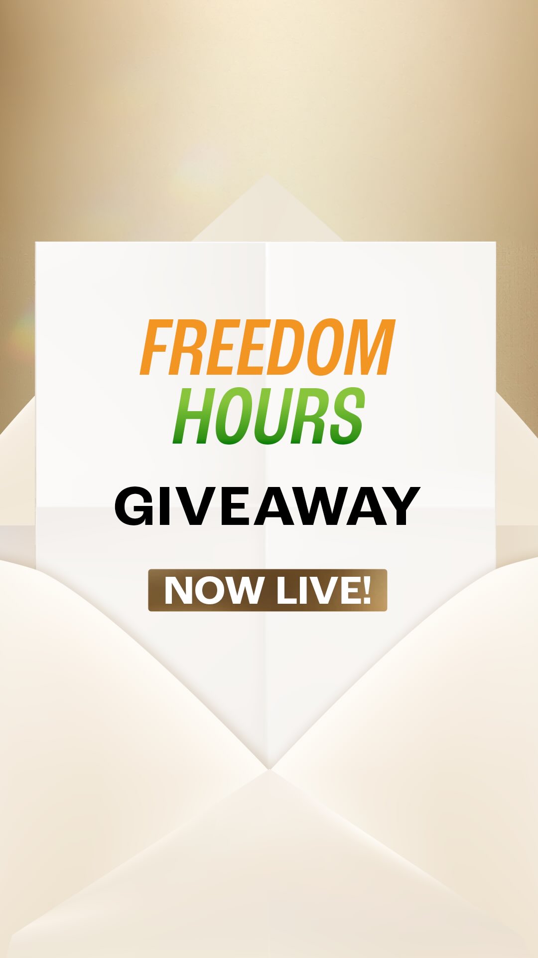 Giveaway Live, only for 2 hours 5pm 7pm Comment your favourite beauty service from our Freedom Menu now and you c...
