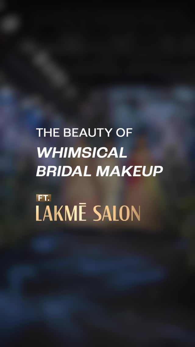Step into the world of whimsically dreamy bridal beauty