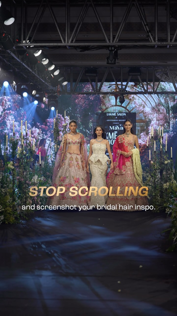A new season of bridal hair, with a couture point of view Lakm Salon x Anushree Reddy brings you the defining hair tr...