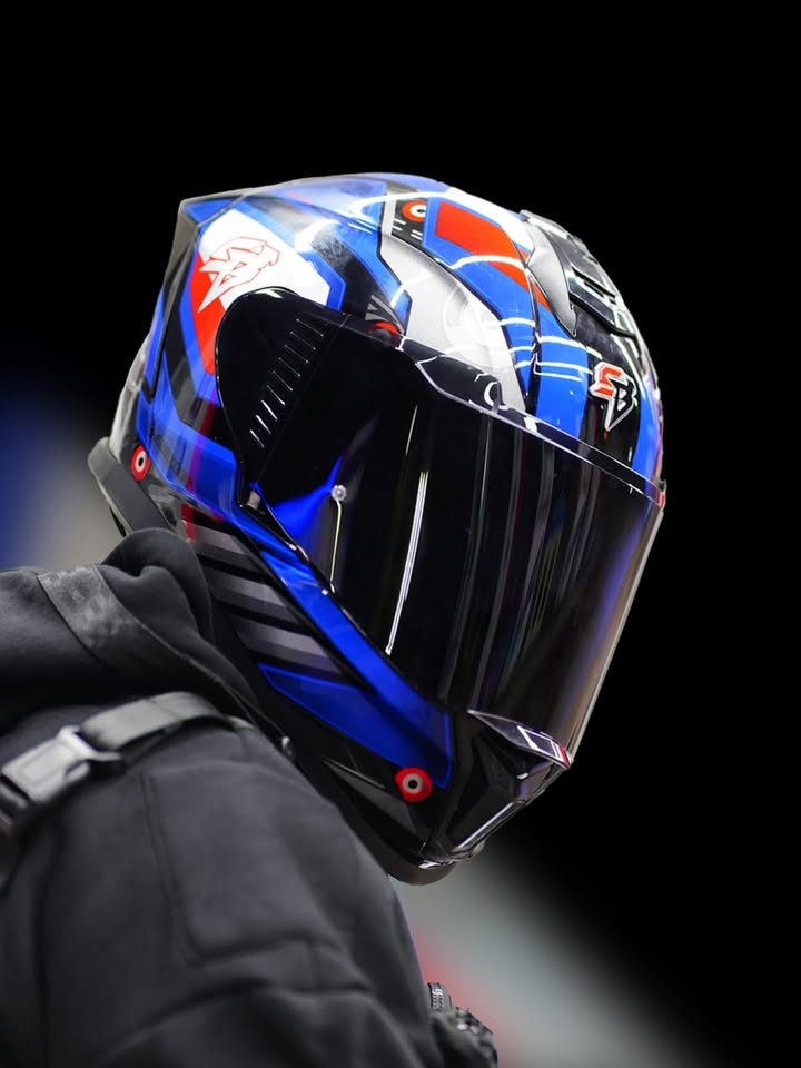  Rev up your ride with the SBH 57 Fighter F8 Aggressive design meets ultimate protection