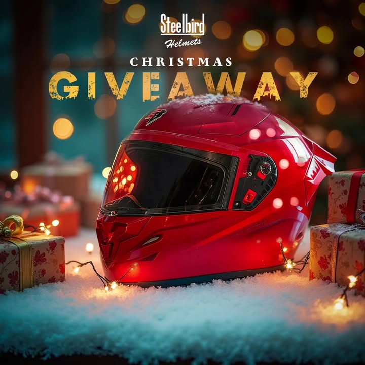  Steelbird Helmets Christmas Giveaway Get a chance to win a brand new helmet How to Participate 1