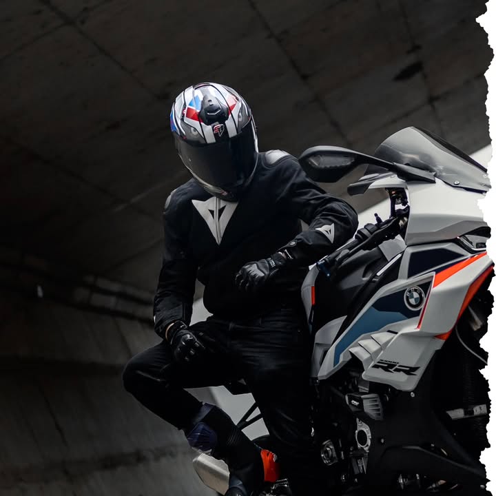 Ride fearless with the SBH 57 Fighter F8, built where protection meets control