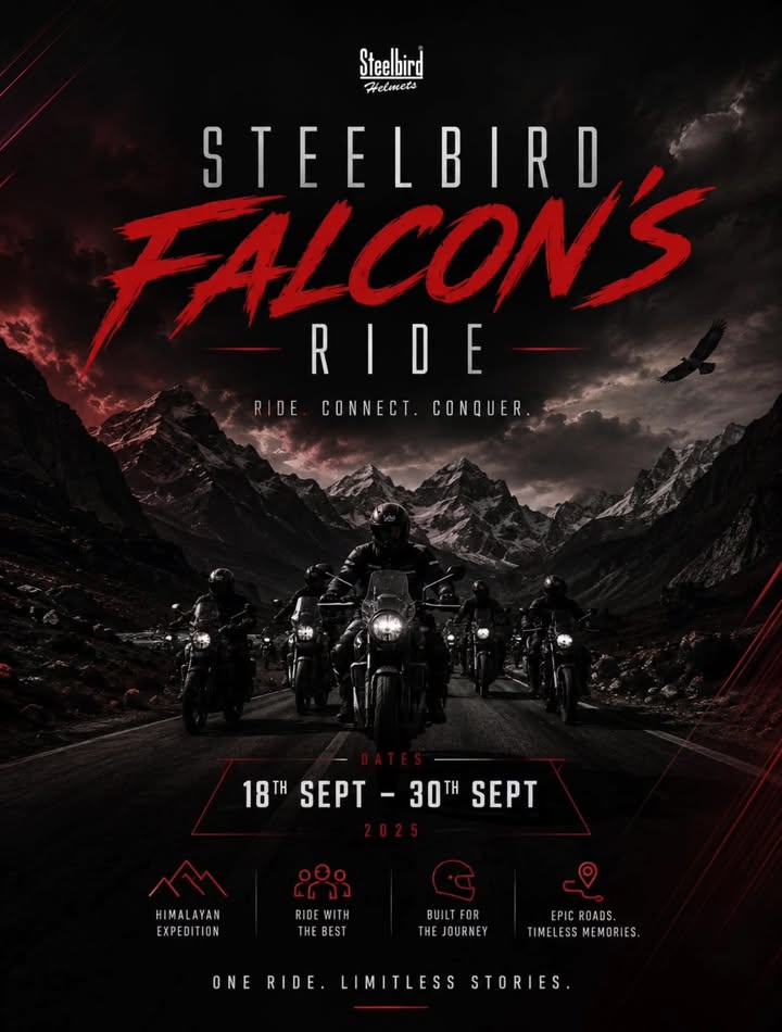 Think youve got what it takes to ride with the Falcons Heres how you can earn your place on Steelbird Falcons Ride...